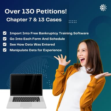 130+ Bankruptcy Petition Training Collection