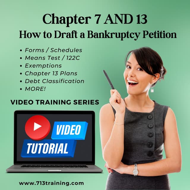 Chapter 7 and 13 Training Videos