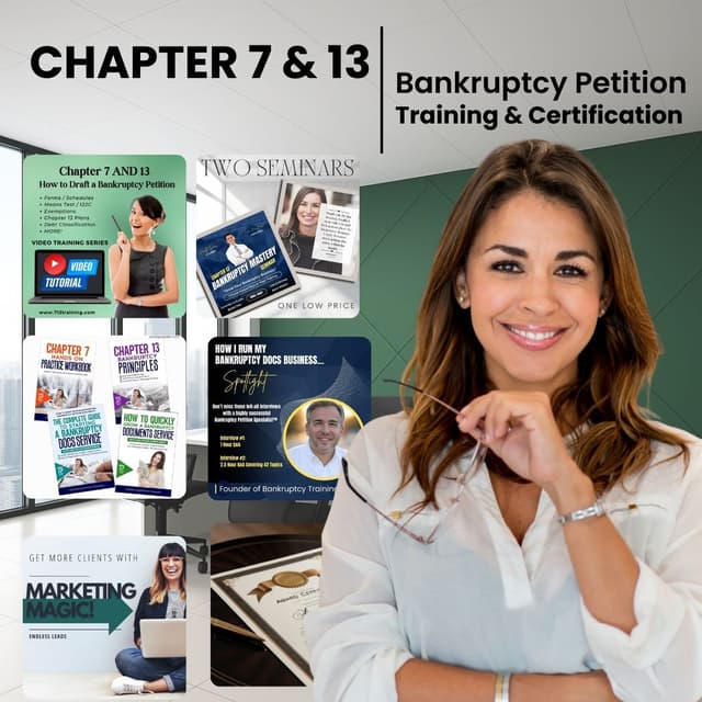 Bankruptcy Training for Tax Preparers