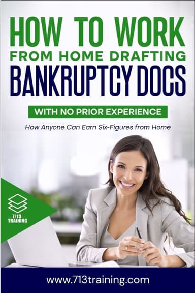 How to Work from Home Drafting Bankruptcy Docs ebook