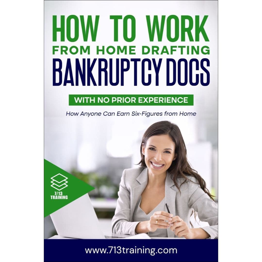 How to Work from Home Drafting Bankruptcy Docs ebook